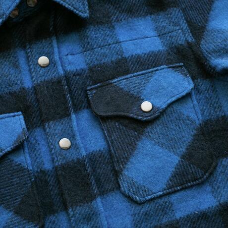 gustin #28 woolrich vintage cpo - blue