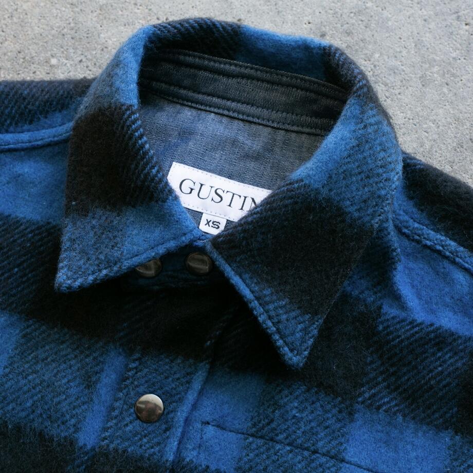 gustin #28 woolrich vintage cpo - blue
