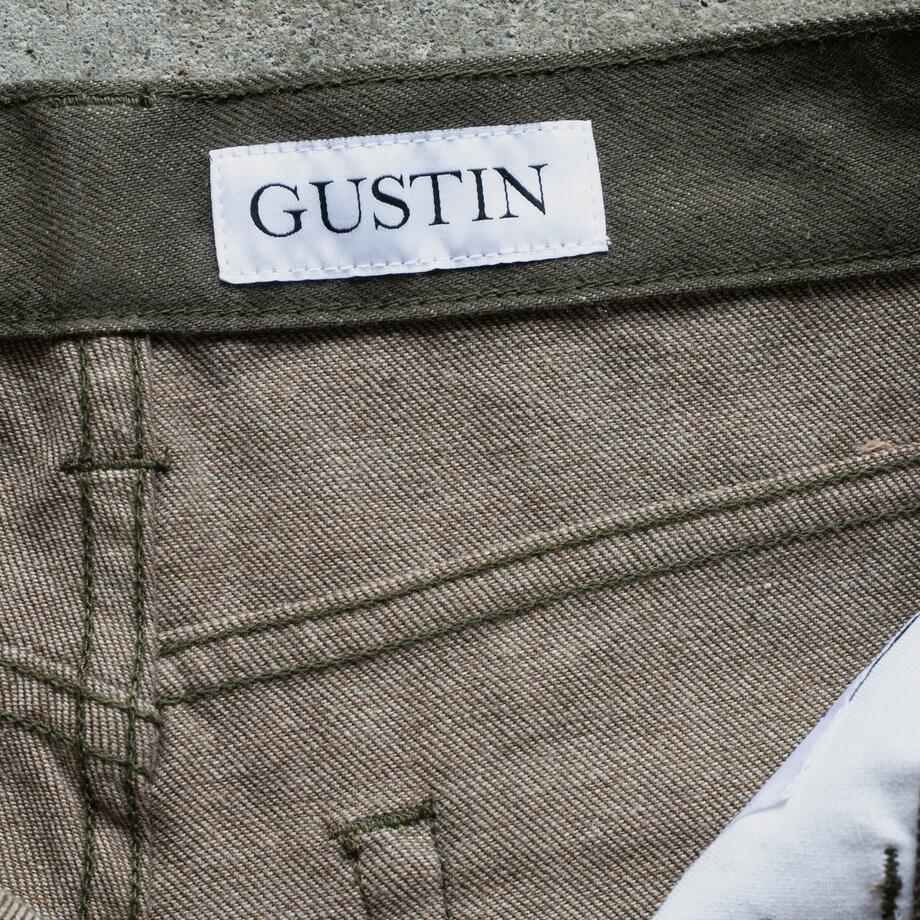 gustin #474 the cashmere denim - vintage army