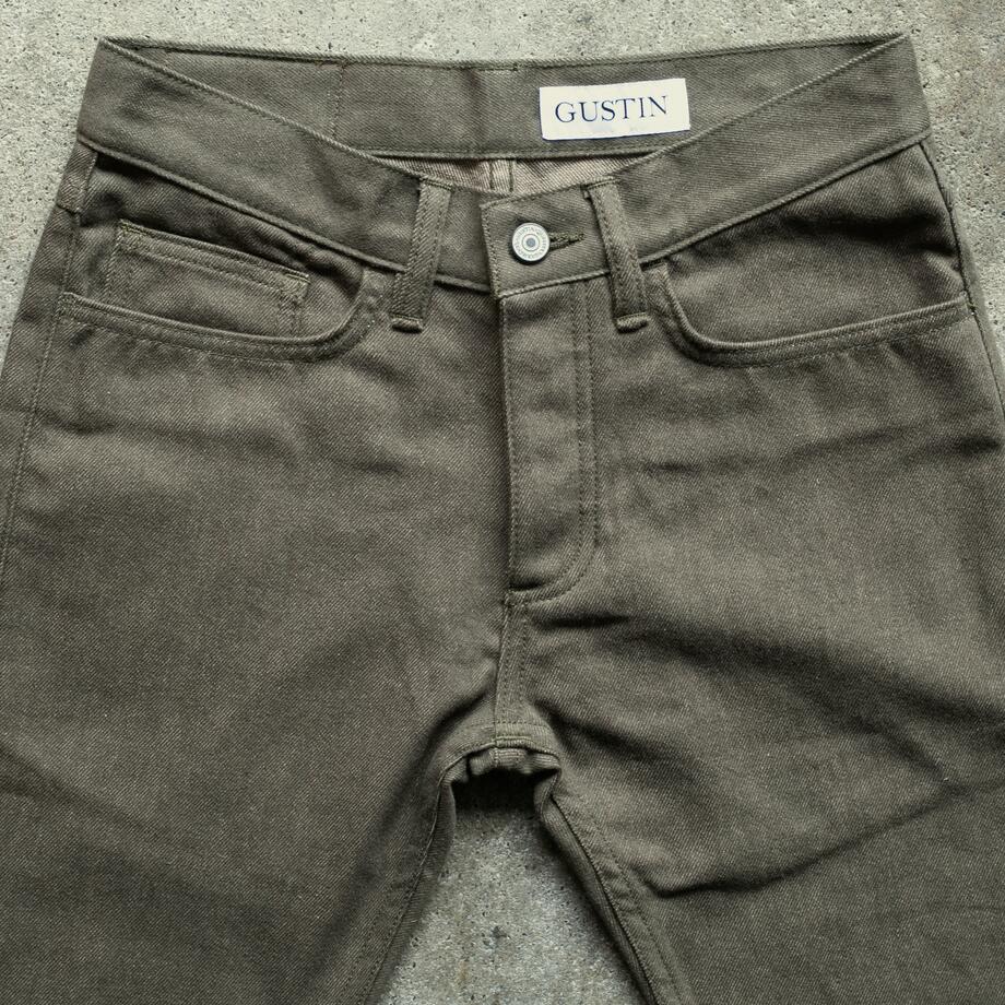 gustin #474 the cashmere denim - vintage army