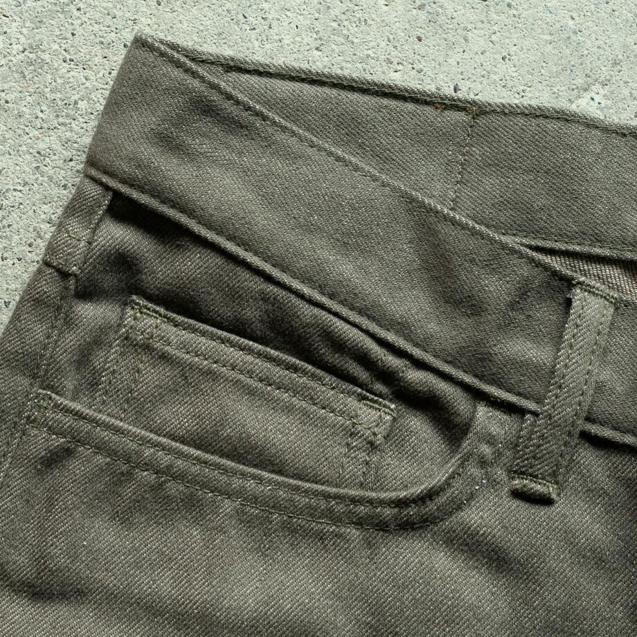 gustin #474 the cashmere denim - vintage army