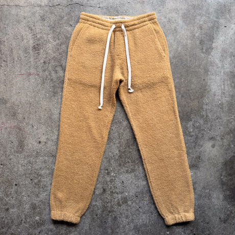 gustin wool fleece joggers - camel