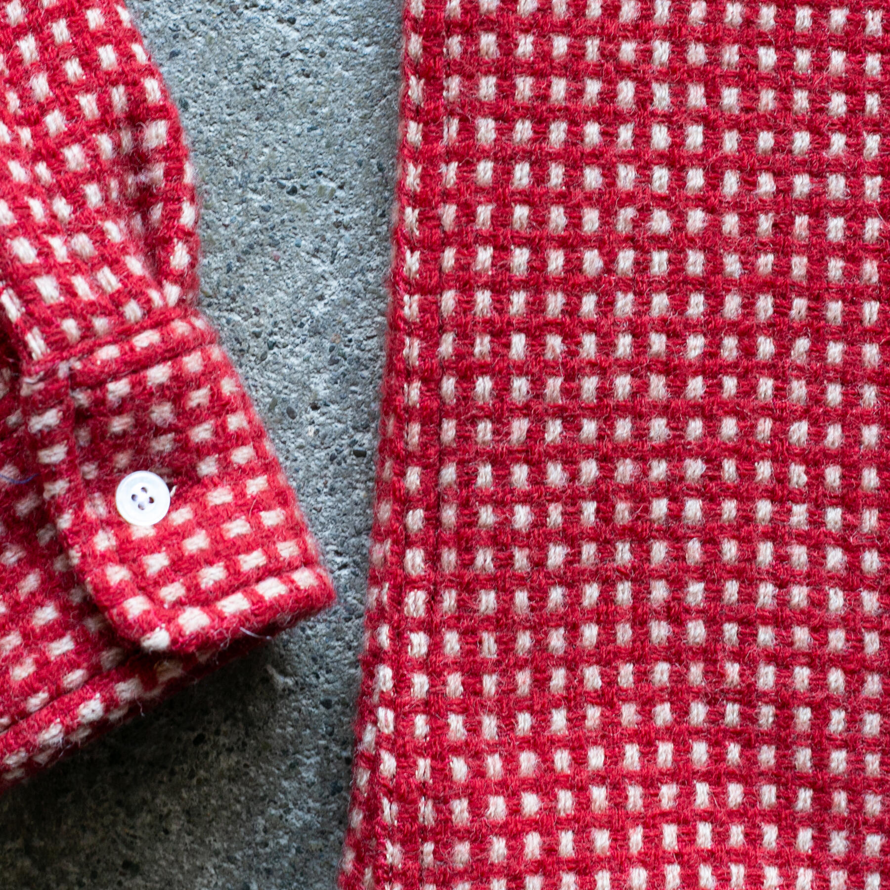 gustin #1327 monster rope basket shirt - red