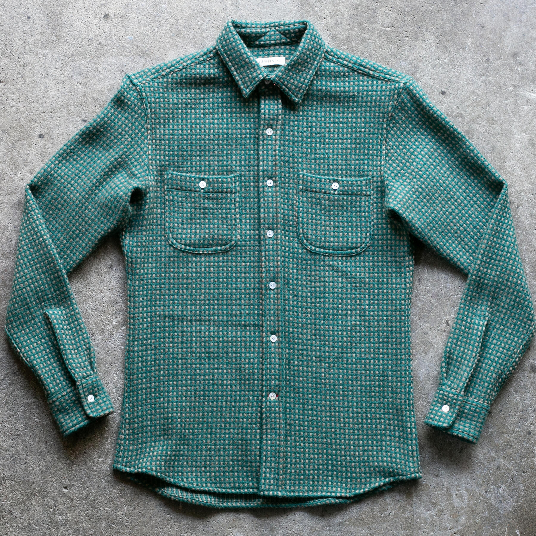 gustin #1328 monster rope basket shirt - teal