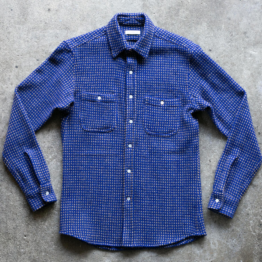 gustin #1329 monster rope basket shirt - blue