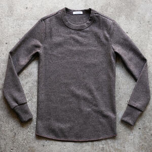 gustin wool 100 jersey crewneck - oak
