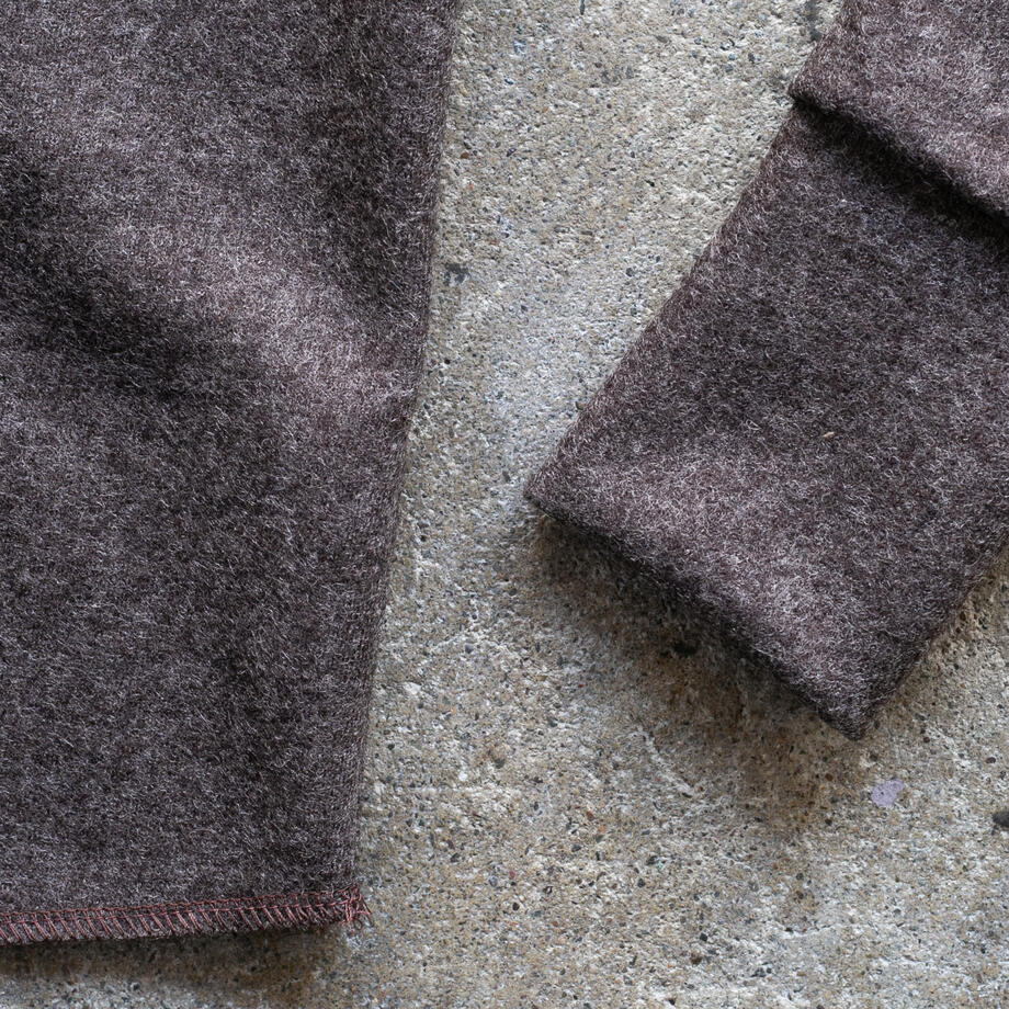 gustin wool 100 jersey crewneck - oak