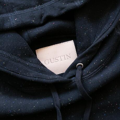gustin vintage heavyweight pullover hoodie - cosmic rainbow nep