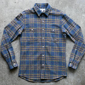 gustin #1333 electric homespun shirt - golden state