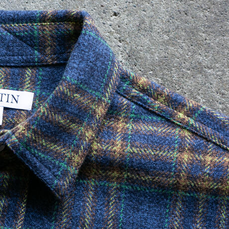 gustin #1333 electric homespun shirt - golden state