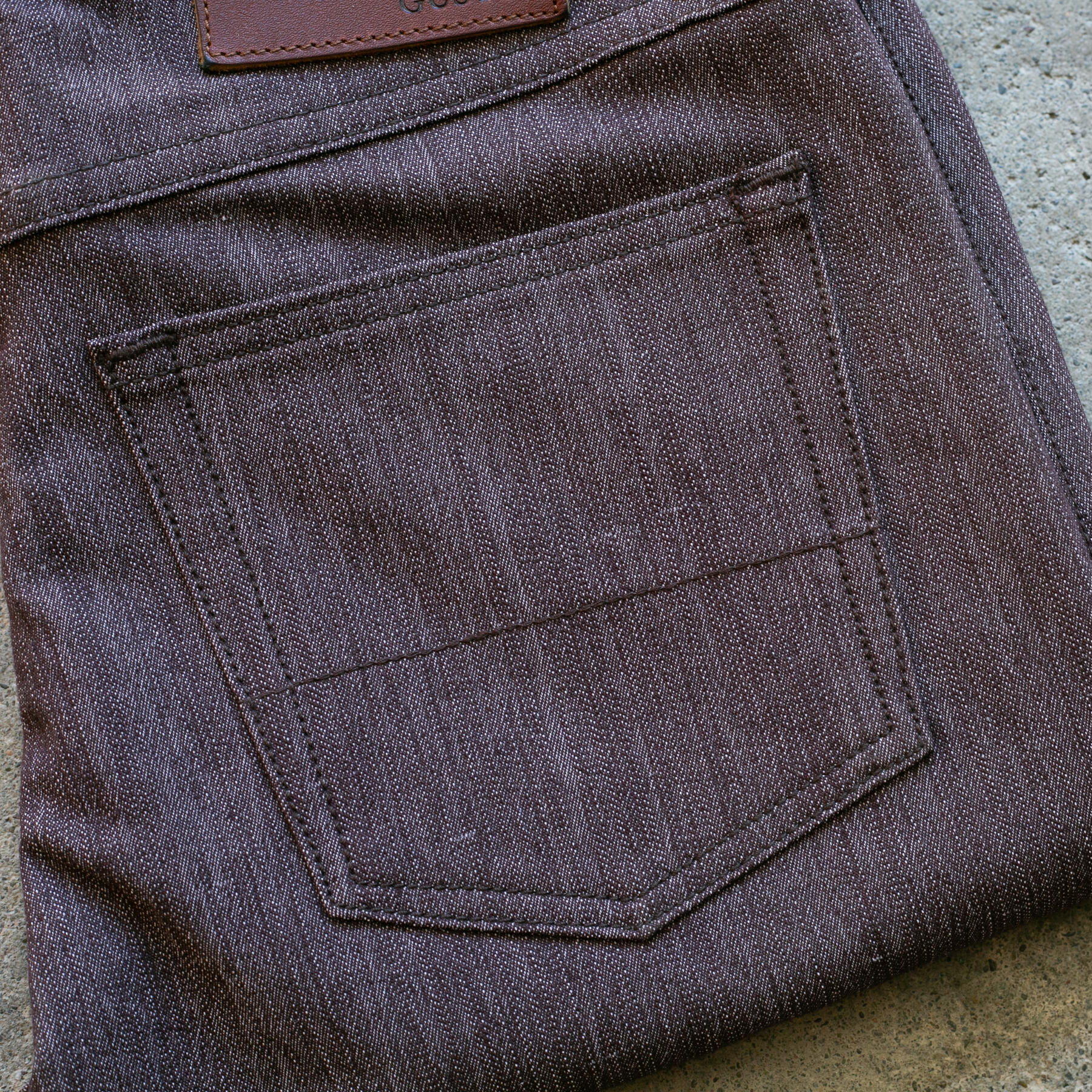 gustin #227 rust slub 5 pocket