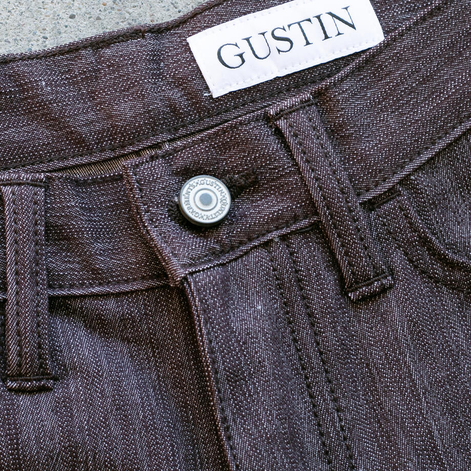 gustin #227 rust slub 5 pocket