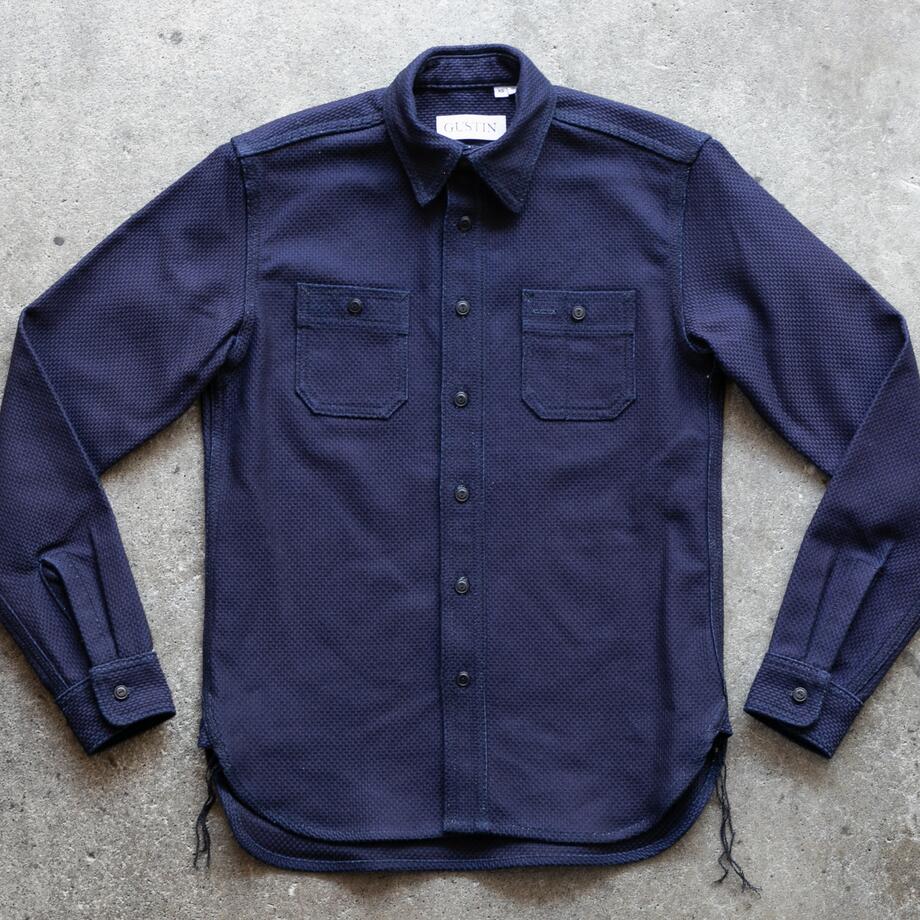 gustin #184 indigo monster sashiko workshirt