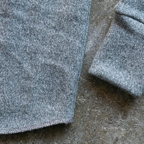 gustin ultrasoft triple twist crewneck - titanium