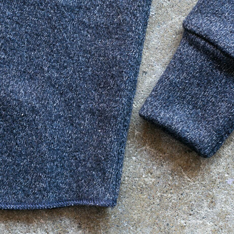 gustin ultrasoft triple twist crewneck - navy