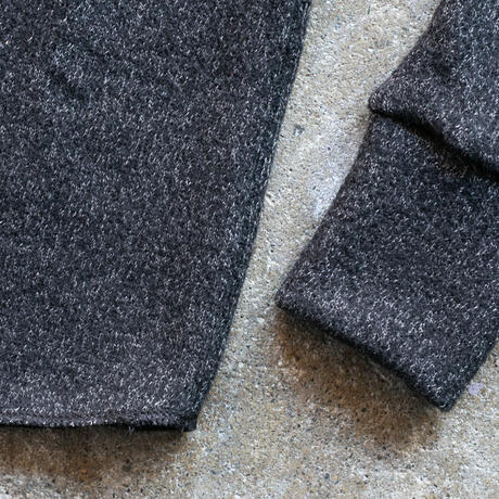 gustin ultrasoft triple twist crewneck - charcoal