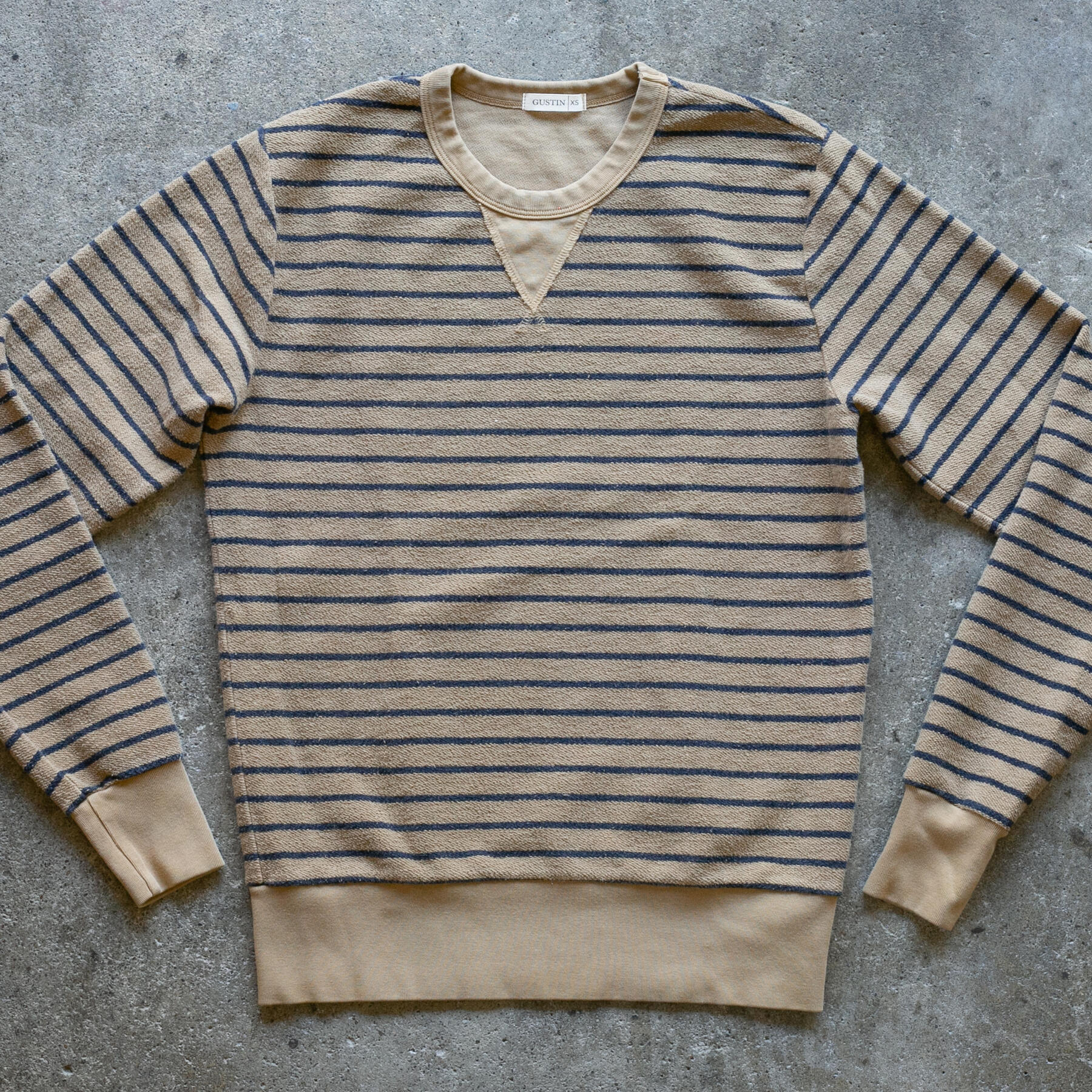 gustin the loopout sweatshirt - gold khaki