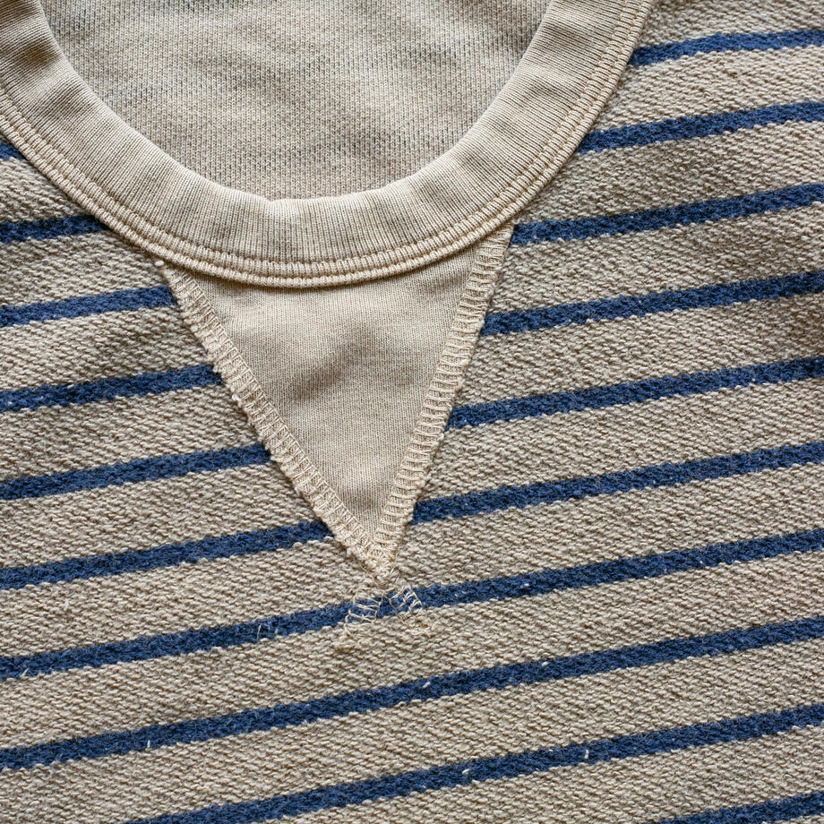 gustin the loopout sweatshirt - gold khaki