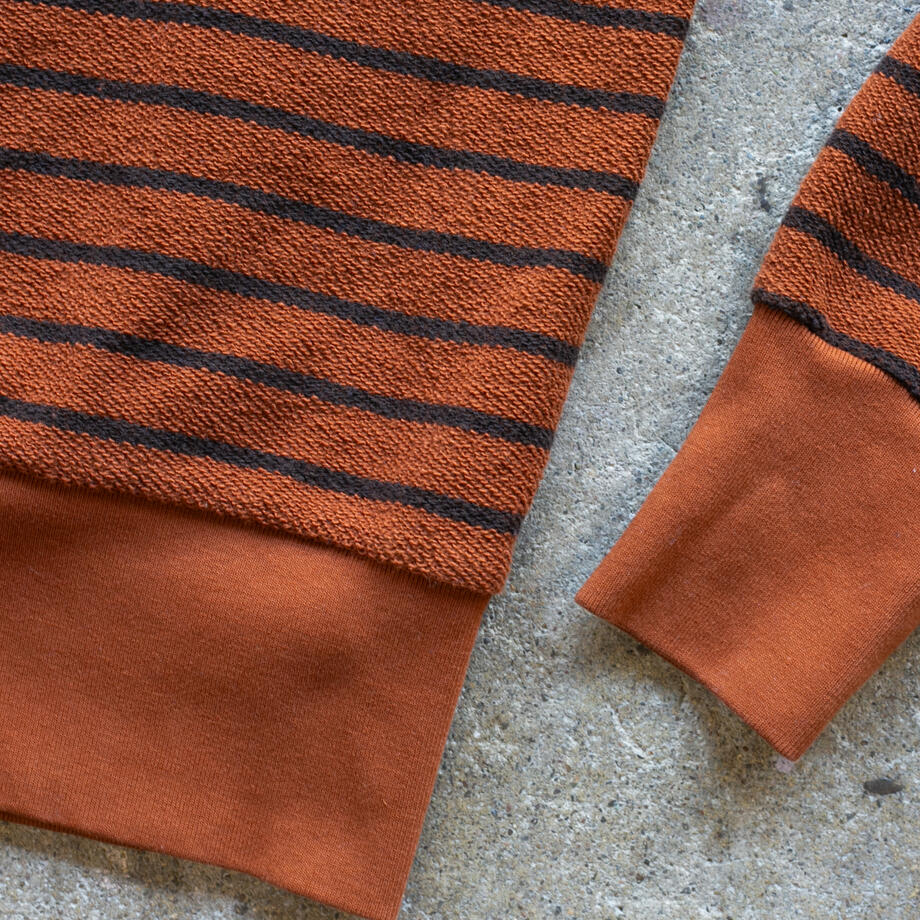 gustin the loopout sweatshirt - burnt orange