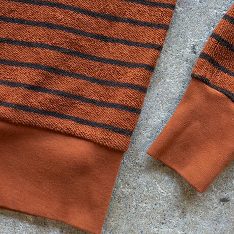 gustin the loopout sweatshirt - burnt orange