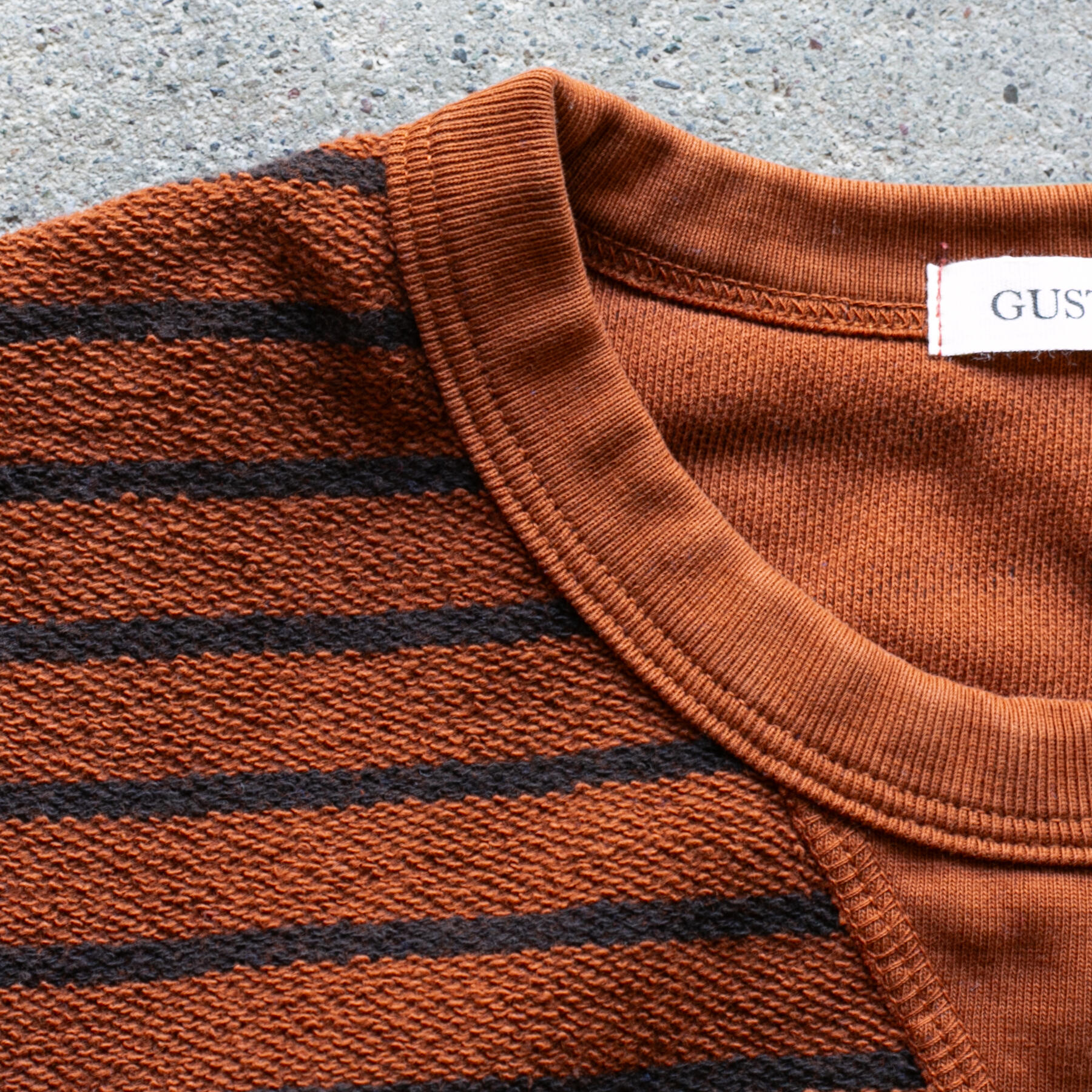 gustin the loopout sweatshirt - burnt orange