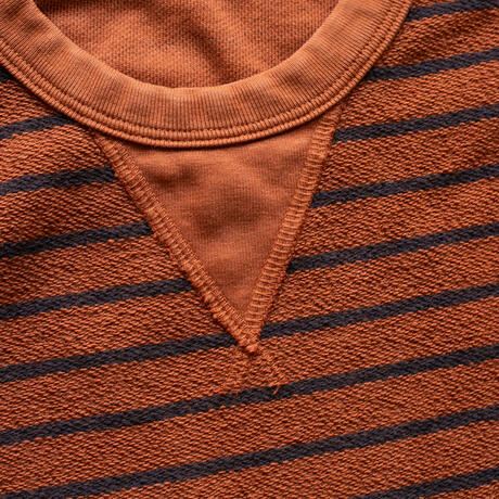 gustin the loopout sweatshirt - burnt orange