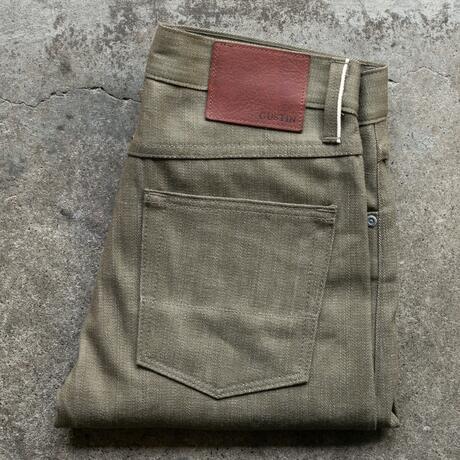 gustin #625 u.s. army od selvedge