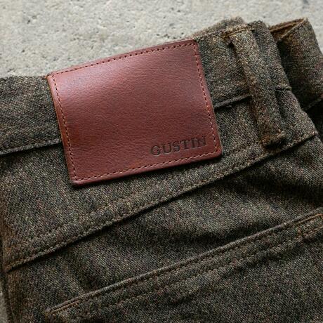 gustin #148 military wool serge - olive rust