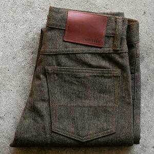 gustin #148 military wool serge - olive rust