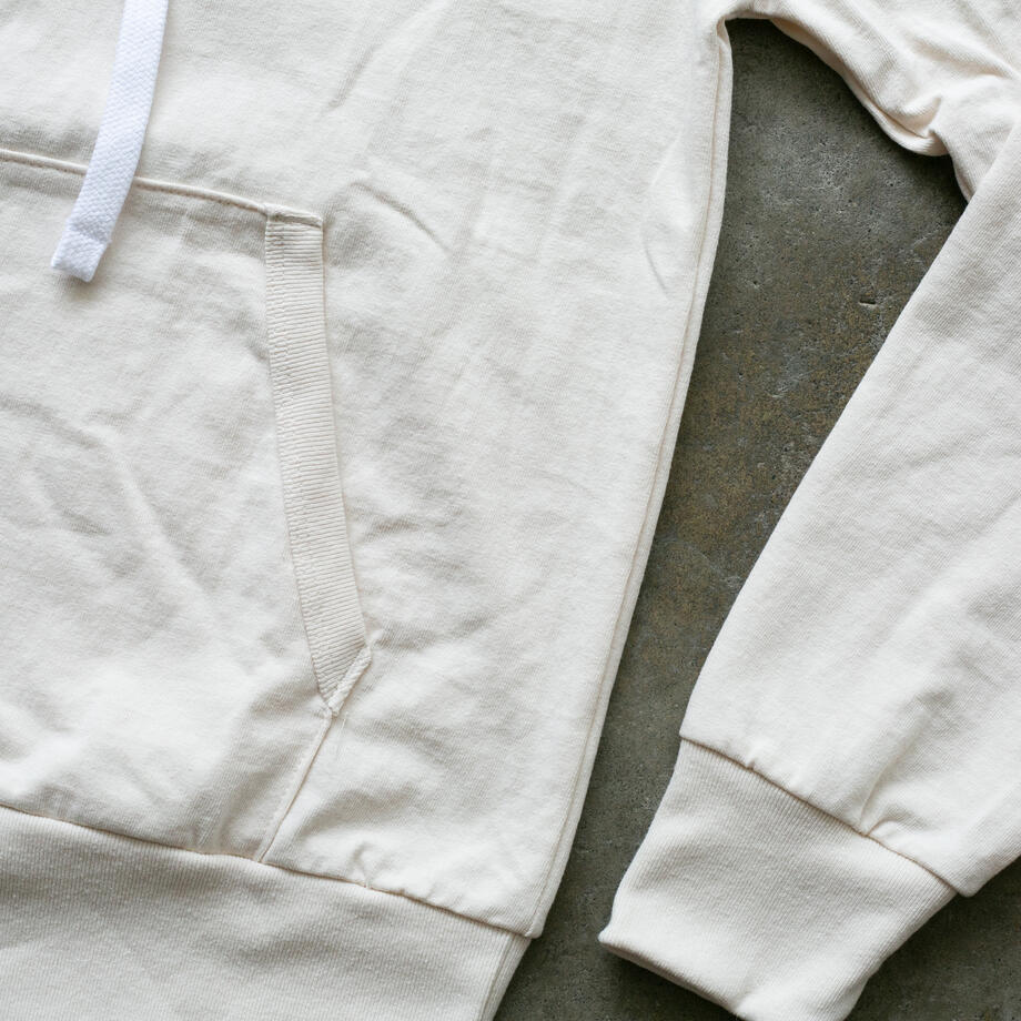 gustin american heavy pullover hoodie - natural