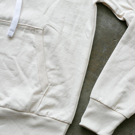 gustin american heavy pullover hoodie - natural