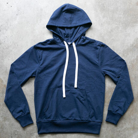 gustin american heavy pullover hoodie - navy