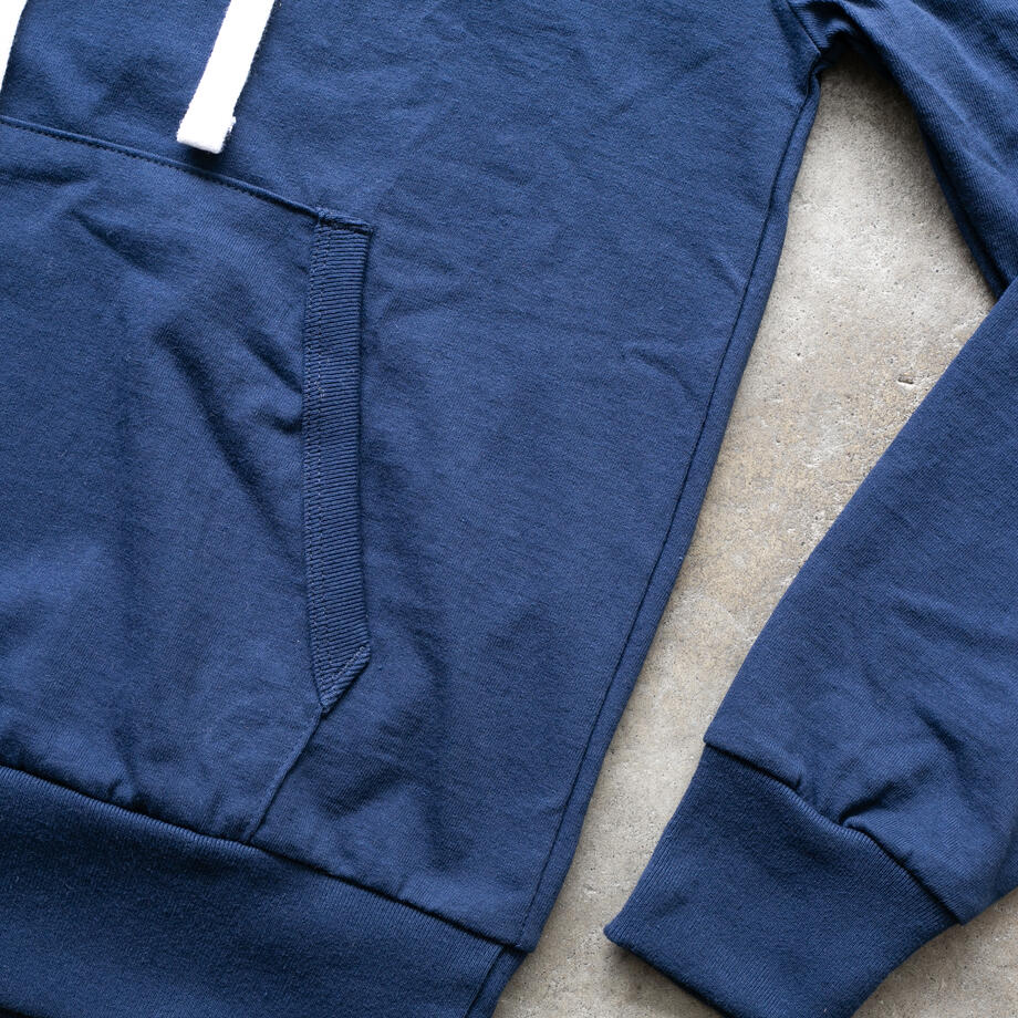 gustin american heavy pullover hoodie - navy