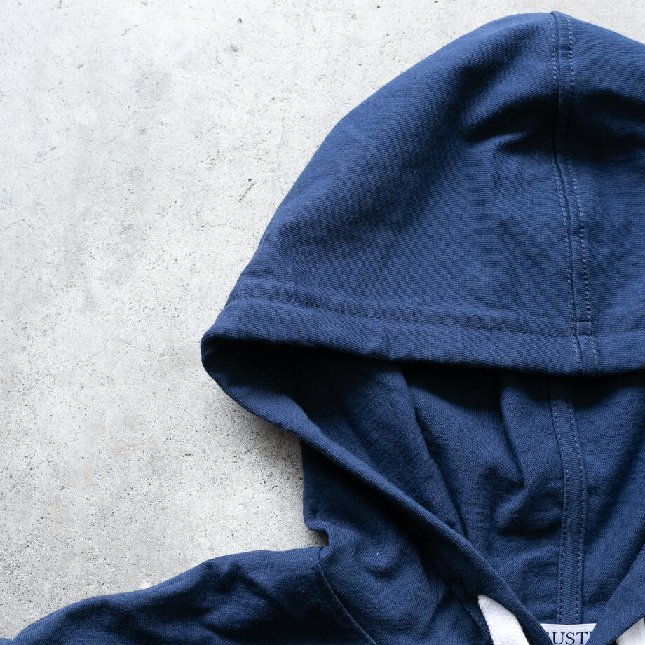 gustin american heavy pullover hoodie - navy