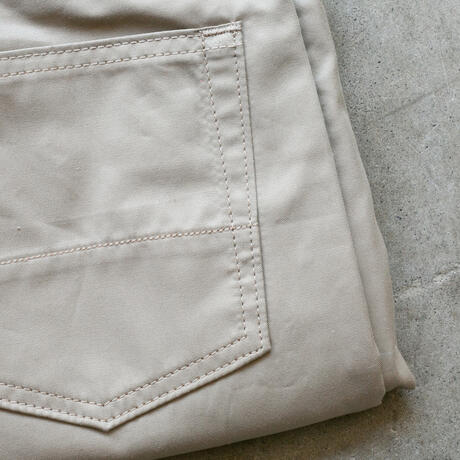 gustin #493 japan silk gaberdine 5 pocket - khaki
