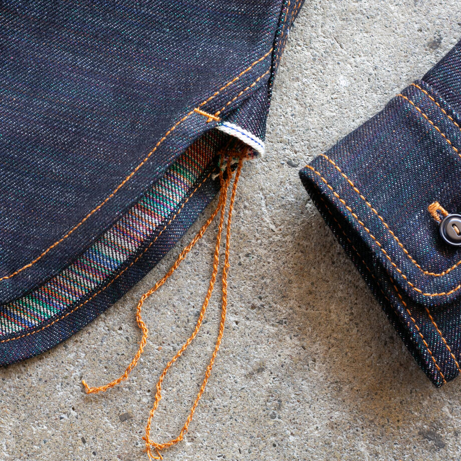 gustin #192 the rainbow selvedge workshirt