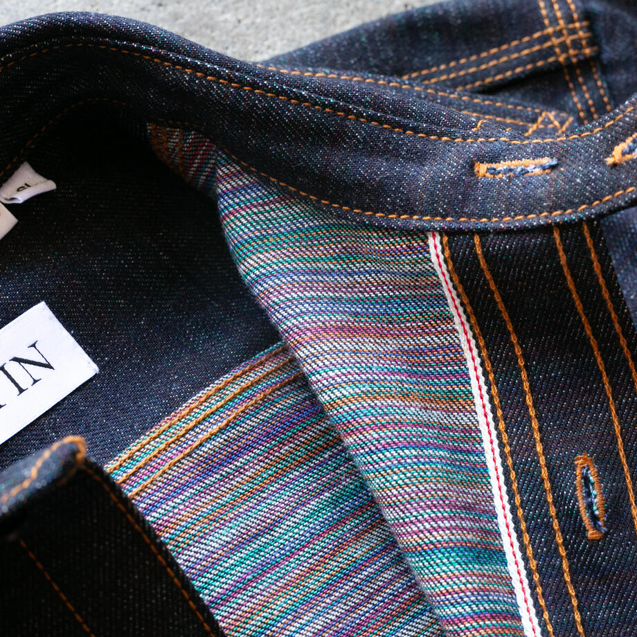 gustin #192 the rainbow selvedge workshirt