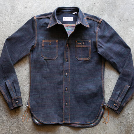 gustin #192 the rainbow selvedge workshirt