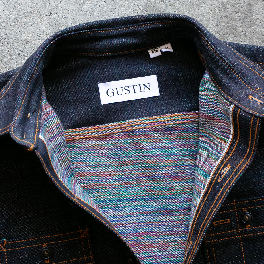 gustin #192 the rainbow selvedge workshirt