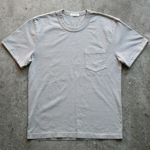 gustin american heavy pocket t-shirt - grey green