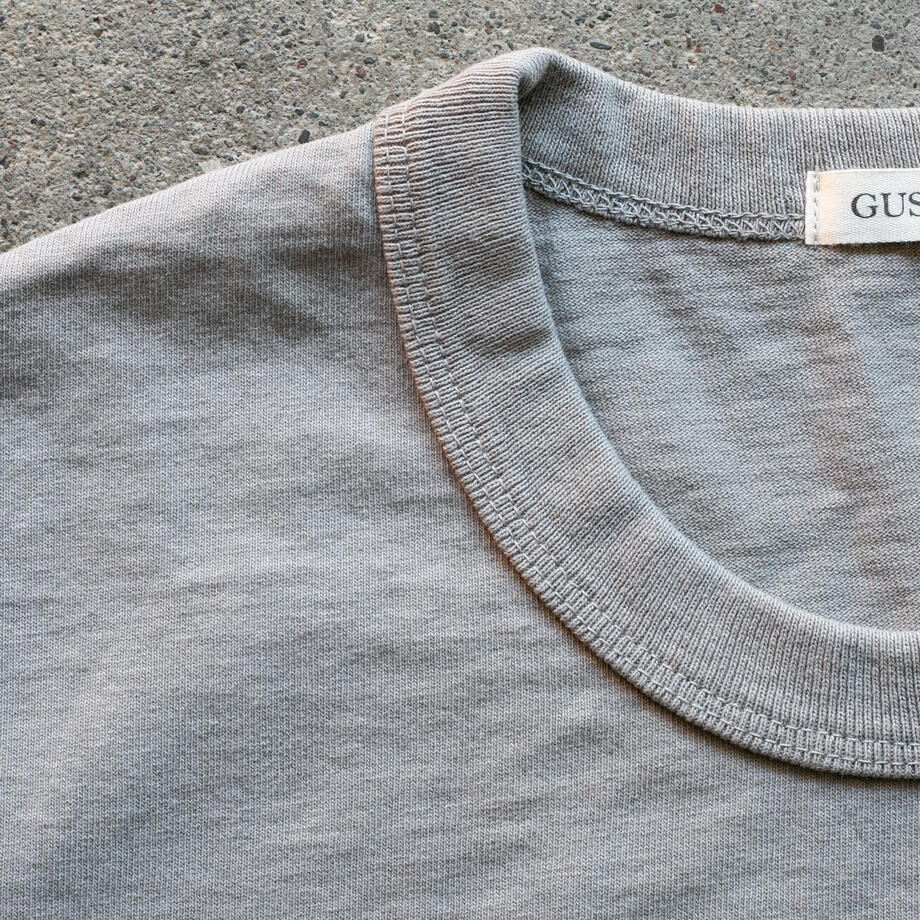 gustin american heavy pocket t-shirt - grey green