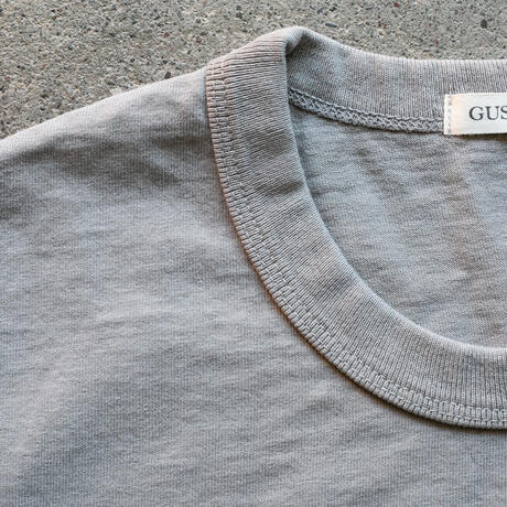 gustin american heavy pocket t-shirt - grey green
