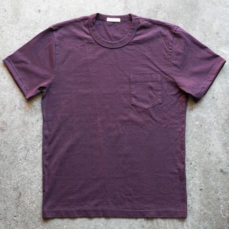 gustin american heavy pocket t-shirt - oxblood