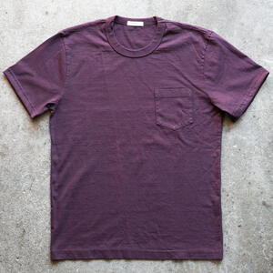 gustin american heavy pocket t-shirt - oxblood