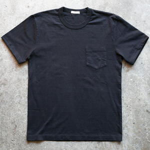 gustin american heavy pocket t-shirt - black