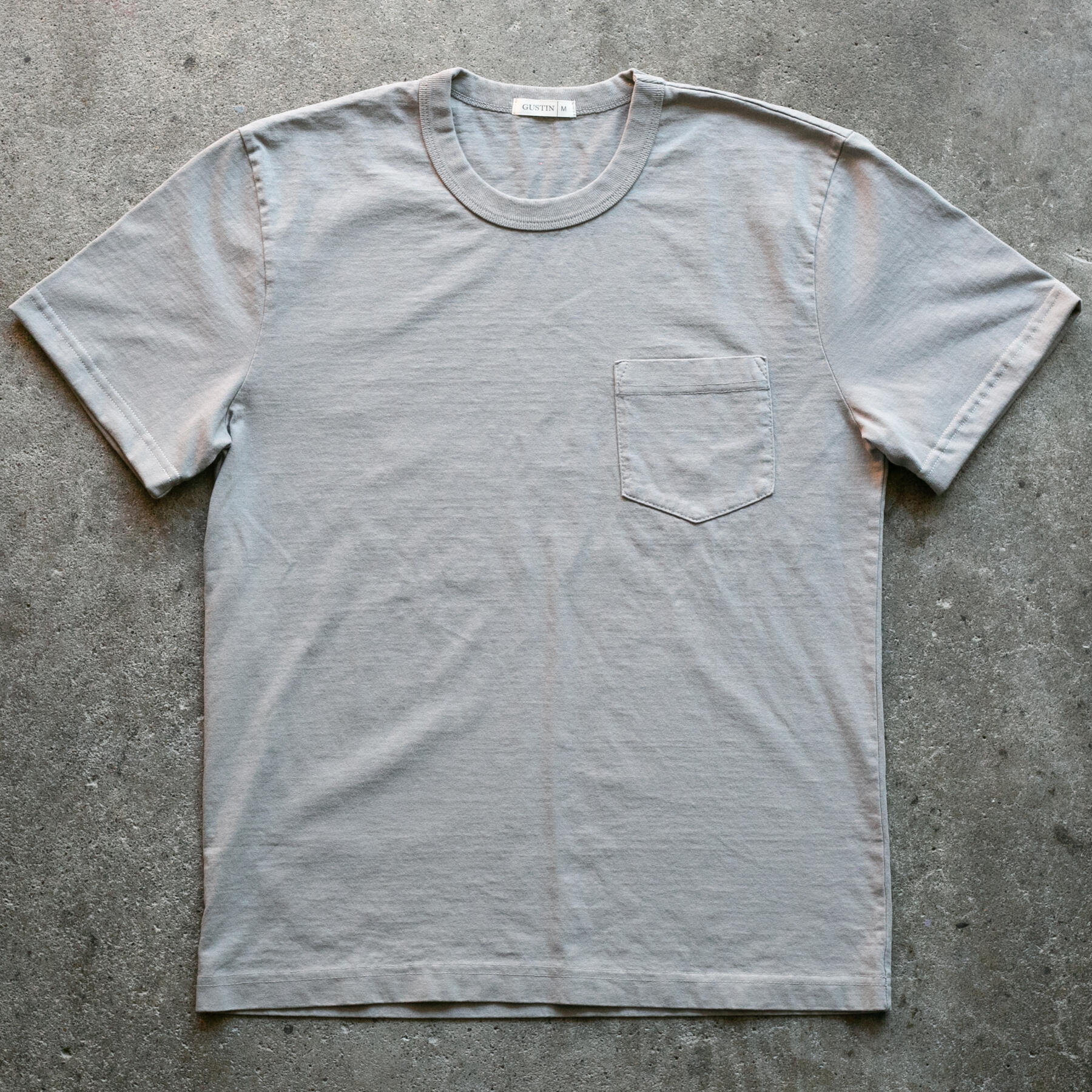 gustin american heavy pocket t-shirt 5 pack