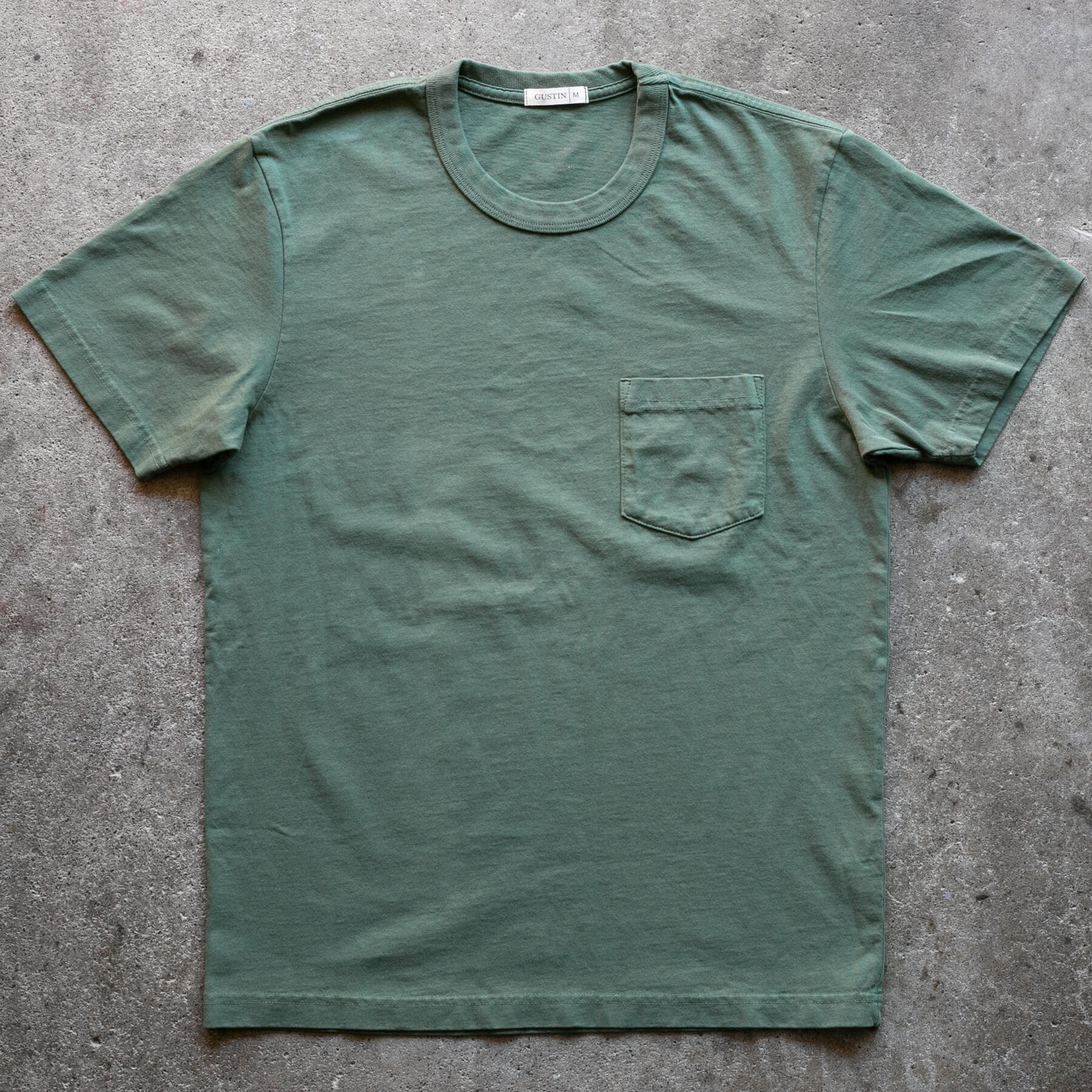 gustin american heavy pocket t-shirt 5 pack