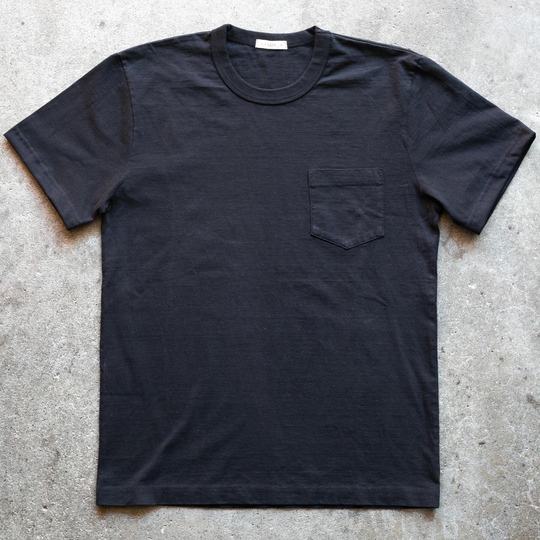 gustin american heavy pocket t-shirt 5 pack