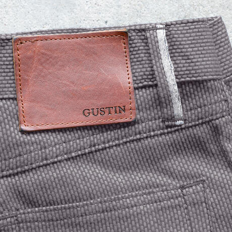 gustin #592 gunmetal sashiko selvedge