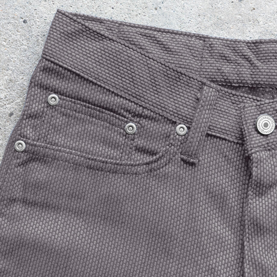 gustin #592 gunmetal sashiko selvedge